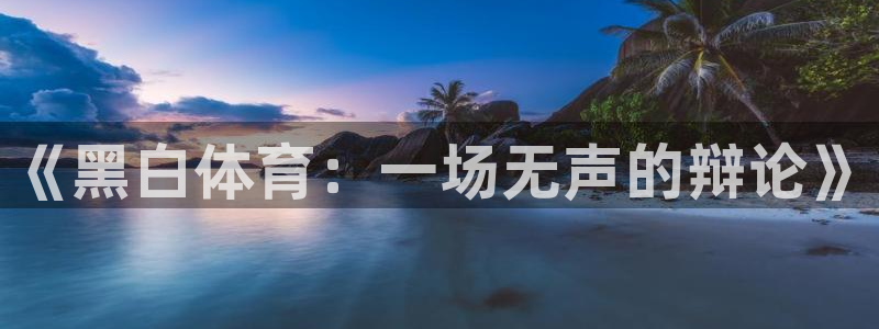 下载熊猫体育直播：《黑白体育：一场无声的辩论》